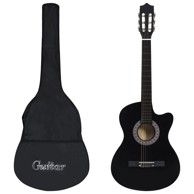 12-dijelni set klasične gitare WESTERN, sa 6 žica 38 ", crni